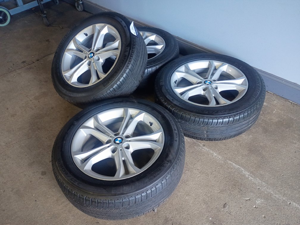 Set of (4) BMW 7Jx18 5-Lug 18" Rims w/ Tires