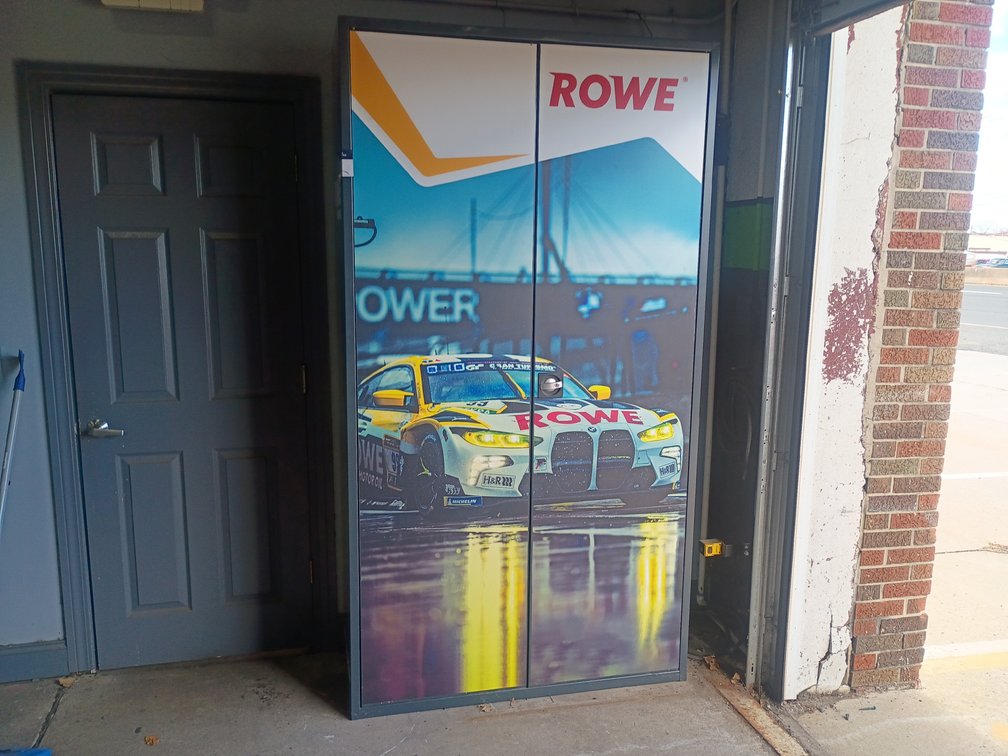 Rowe Oil 2-Door Metal Storage Cabinet