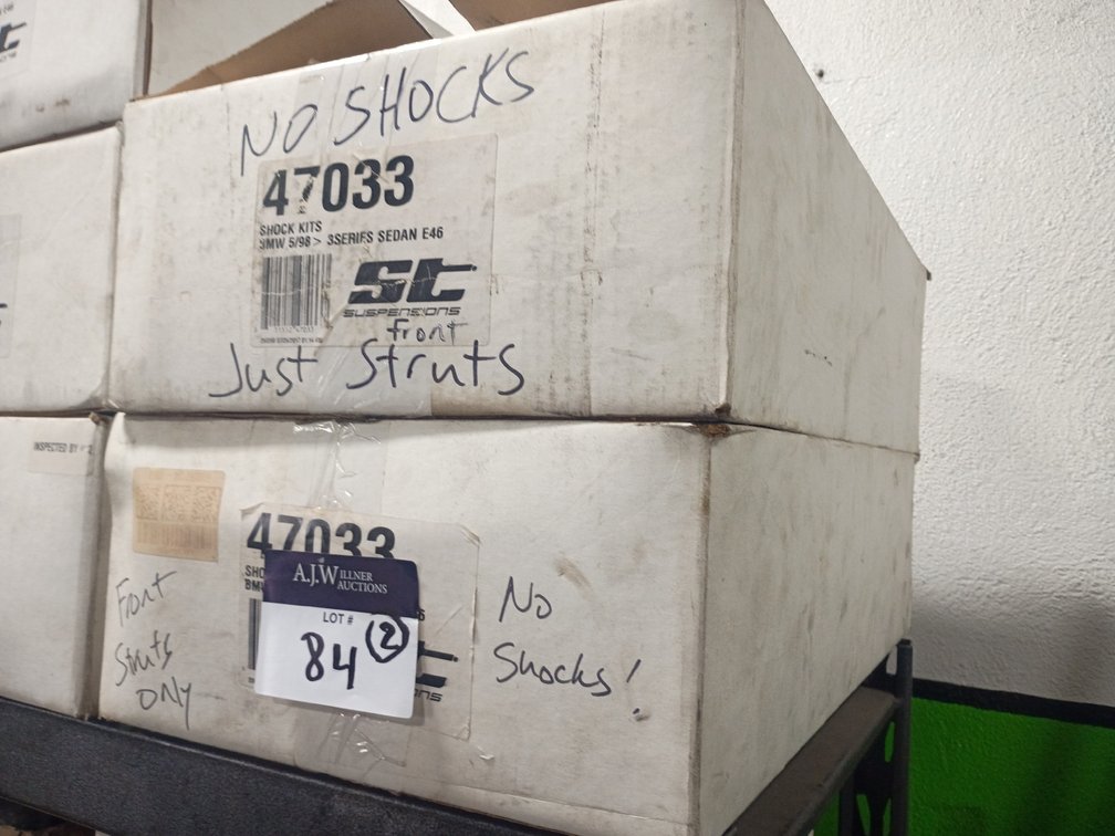 A Group of ST BMW E46 3-Series Shock Kit Components
