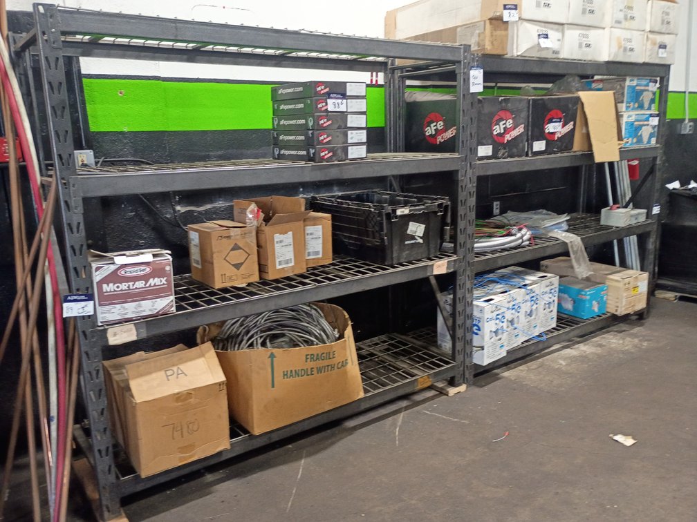 {each} 4-Tier Heavy Duty Metal Shelving Unit