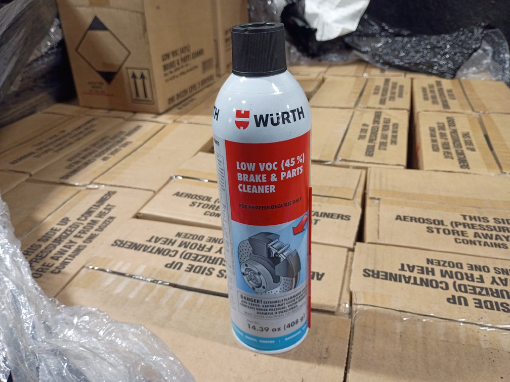 {case} Wurth Brake & Parts Cleaner Aerosol Cans, 12-Pack