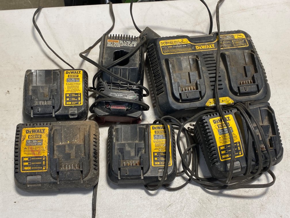 A Group of Ass't Battery Chargers