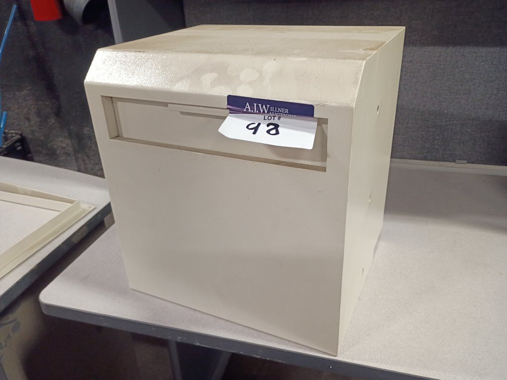 Protex Key Operated Steel Drop Safe