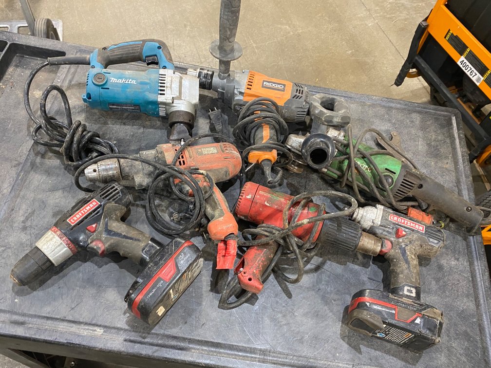 A Group of Ass't Power Tools