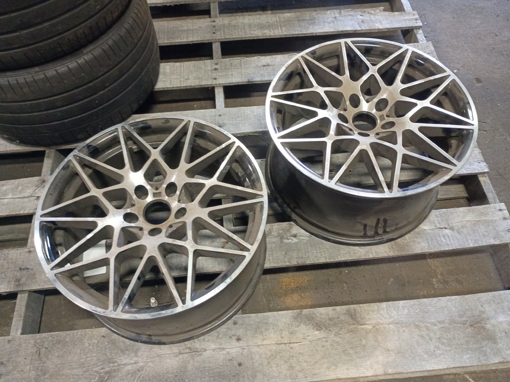 Set of (2) 19" 5-Lug Take-Off Rims