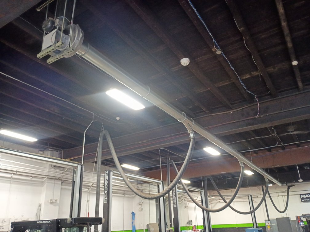 Industrial Ceiling Exhaust System