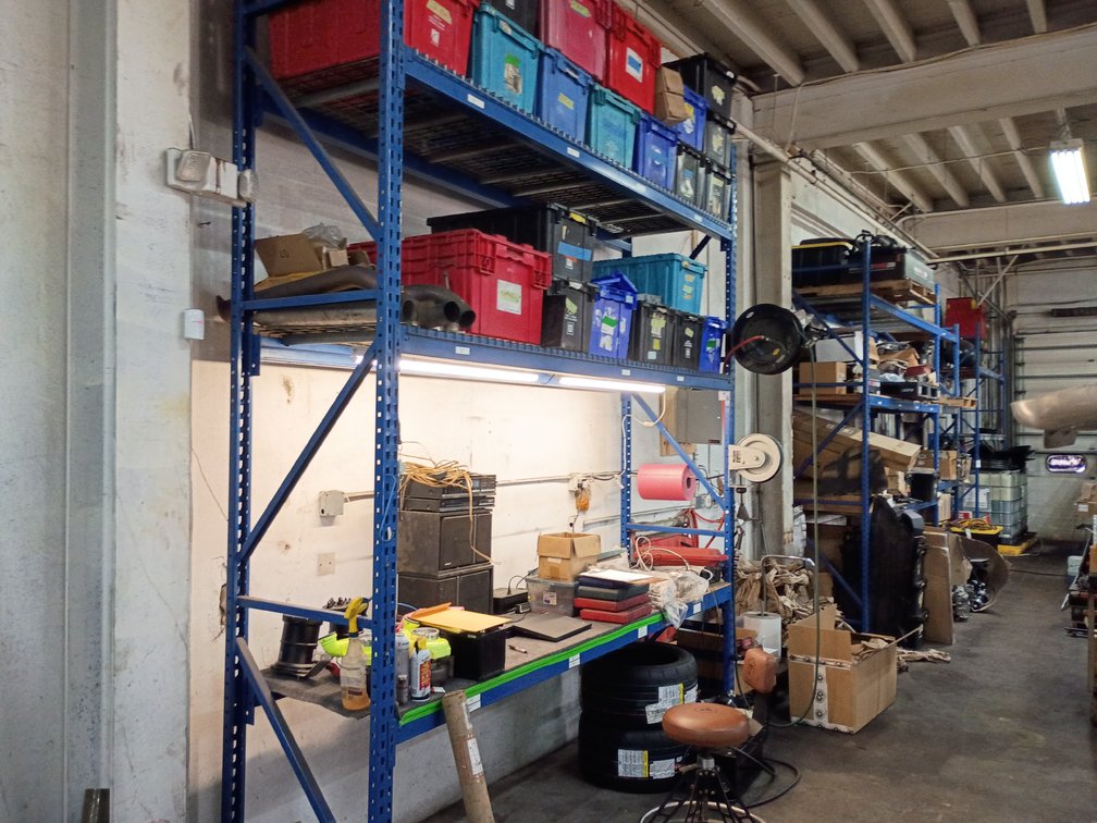 A Group of Interlake Interack30 12' Pallet Racking