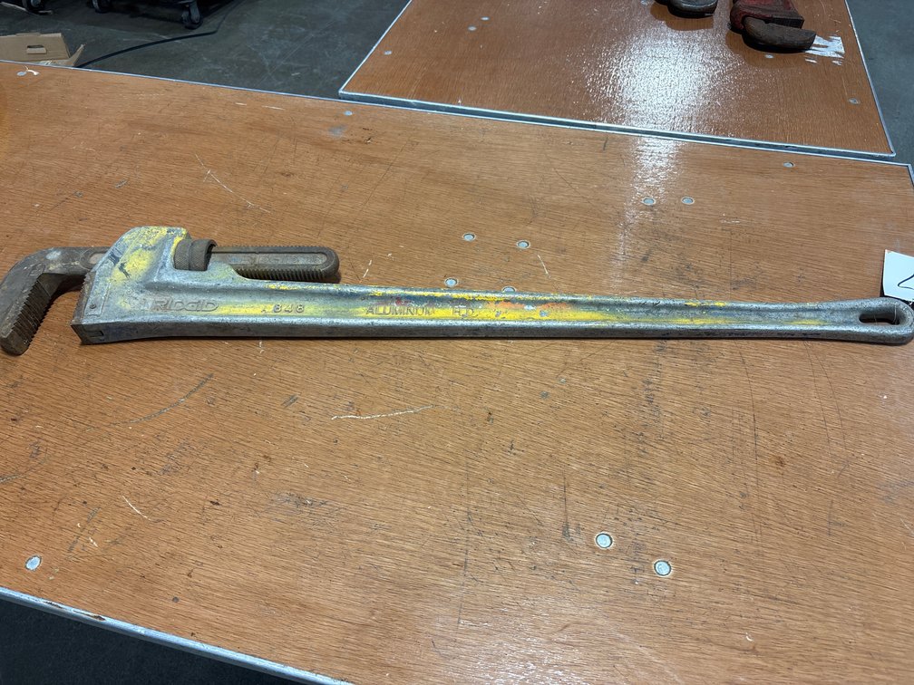 RIDGID 848 48" Aluminum Pipe Wrench