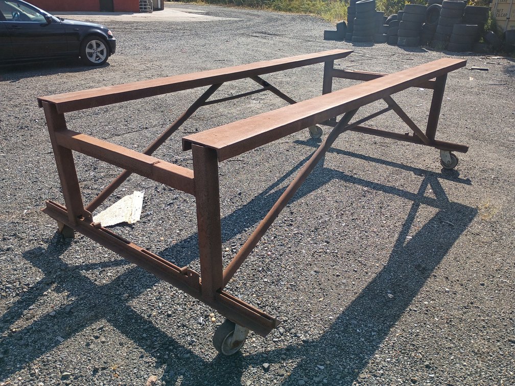 Heavy Duty Rolling Steel Work Bench