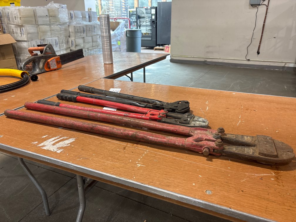 A Group of Ass't Size Bolt Cutters