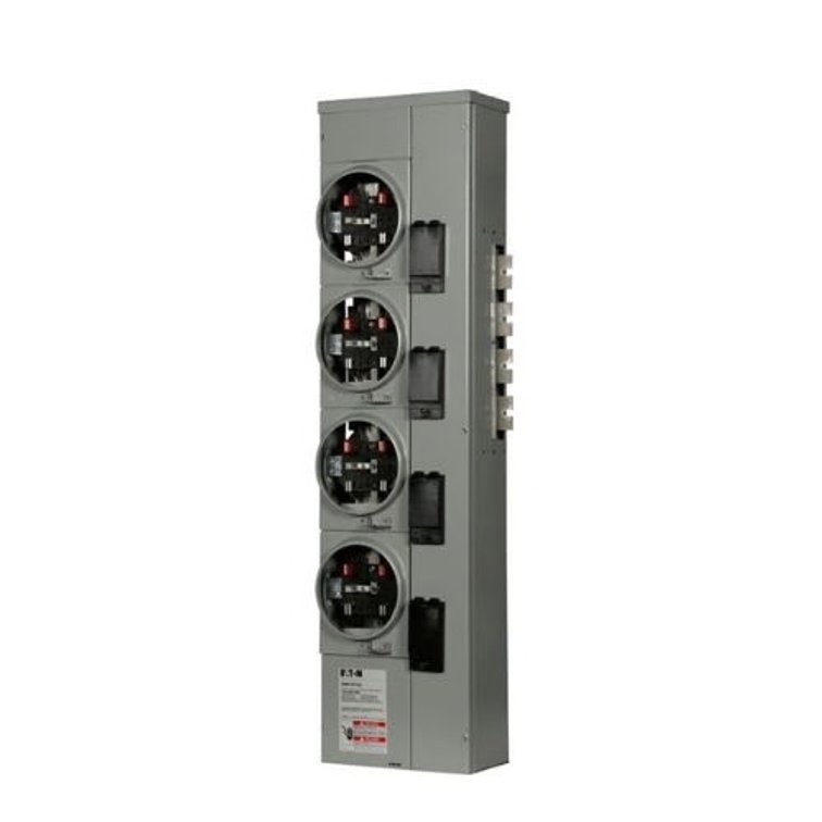 {each} Eaton 125A Meter Stack, 4 Sockets/Bases