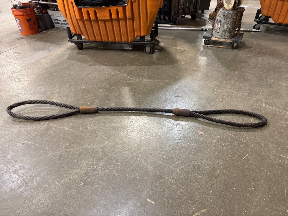 {each} Lift-It 1 1/8" x 6' Braided Cable Sling