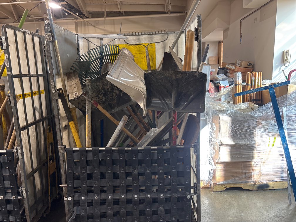 A Group of Ass't Industrial Yard Tools