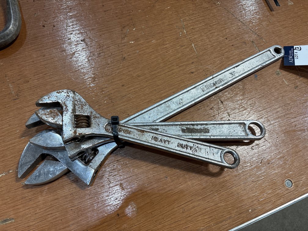 {each} Ass't Length Adjustable Wrenches