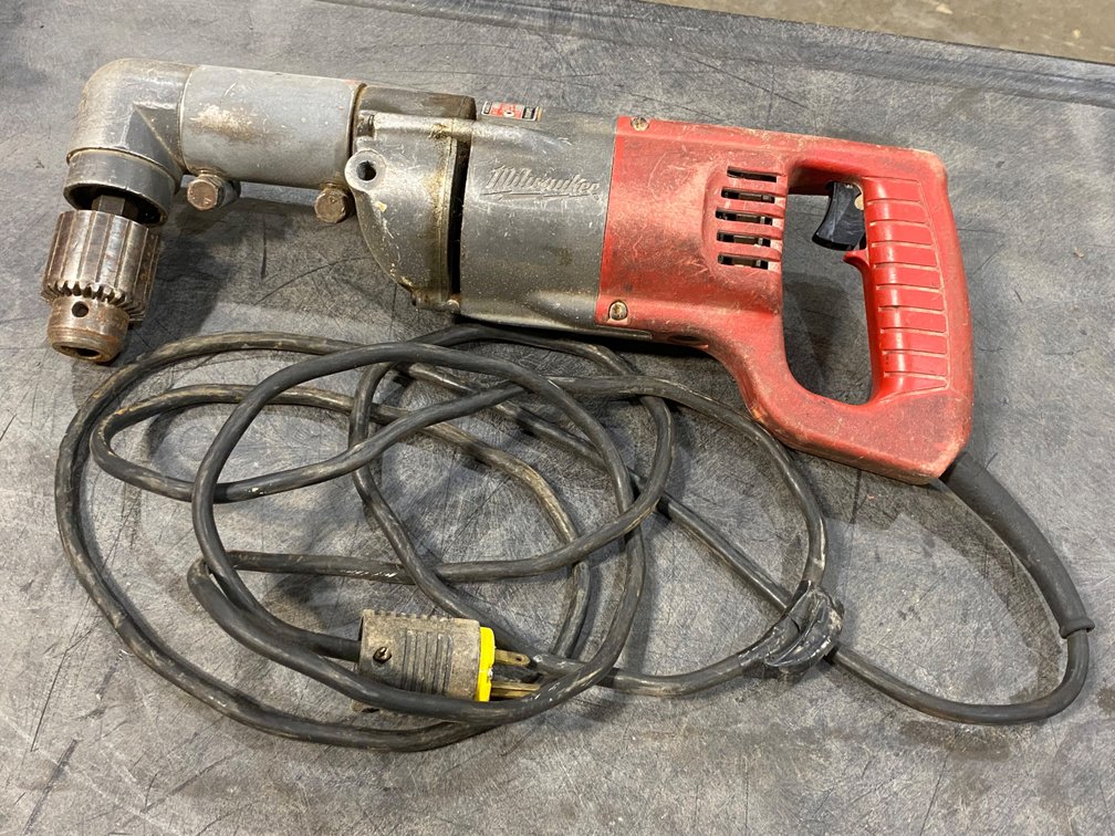 Milwaukee Heavy-Duty Corded Right Angle Drill