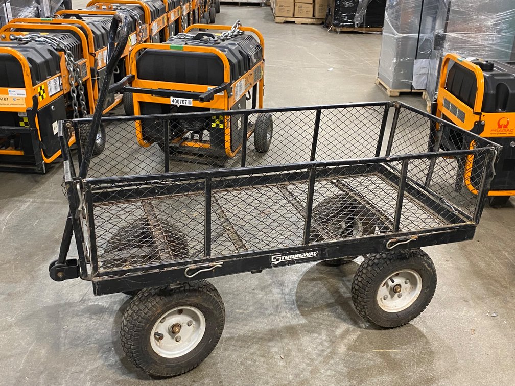 StrongWay 52"L x 24"W x 17"H Rolling Cart w/ Collapsible Sides