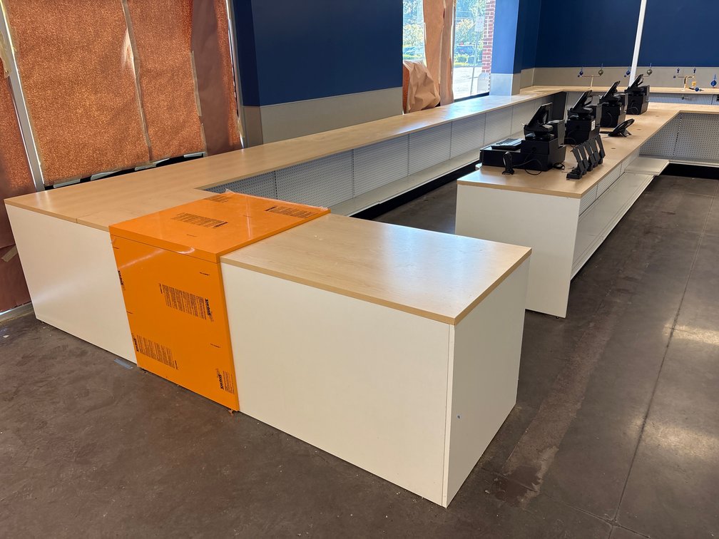 A Group of Modular Store Fixtures