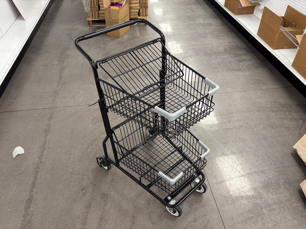 {each} Party City 2-Tier Shopping Carts