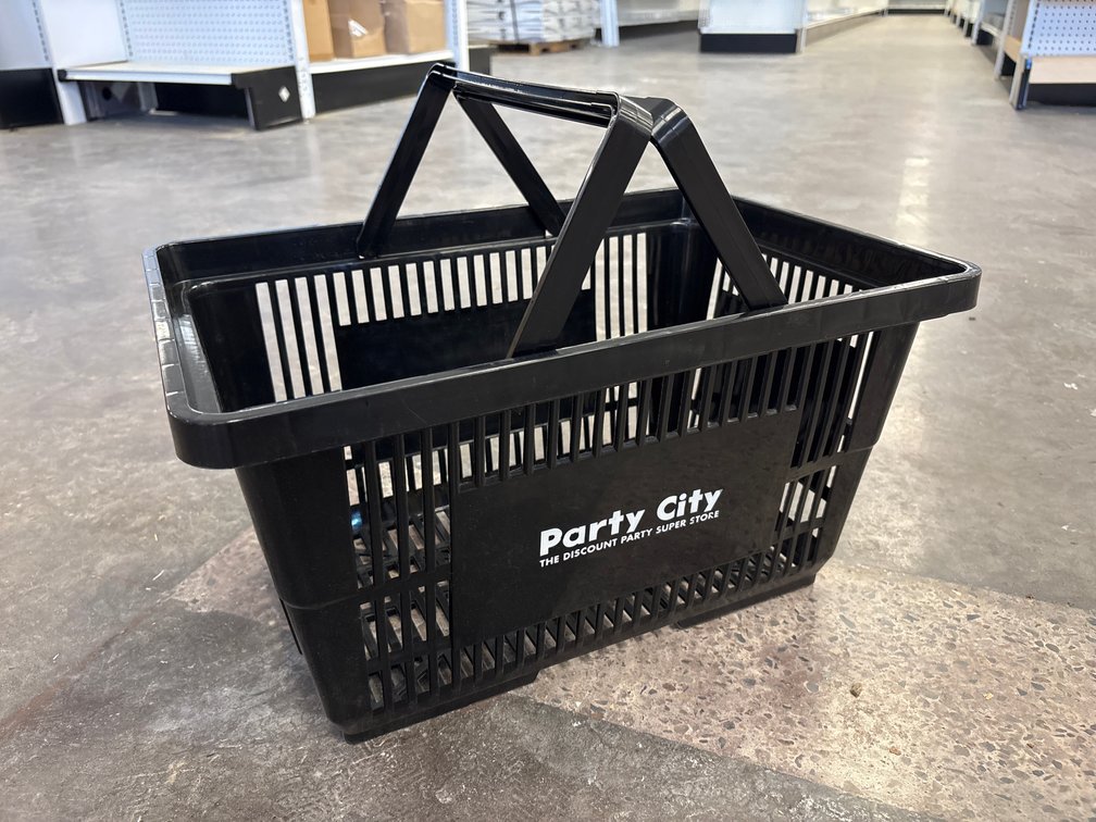 {each} Party City Poly Hand Baskets