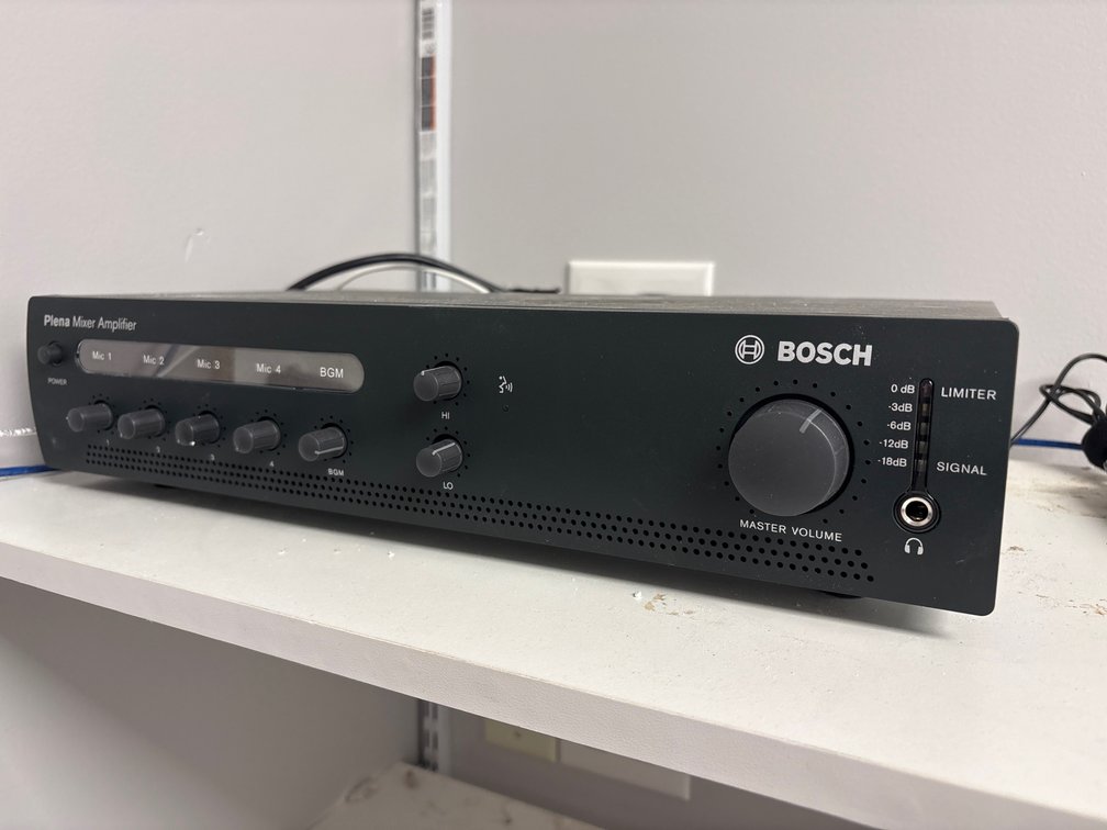 Bosch Plena Mixer Amplifier