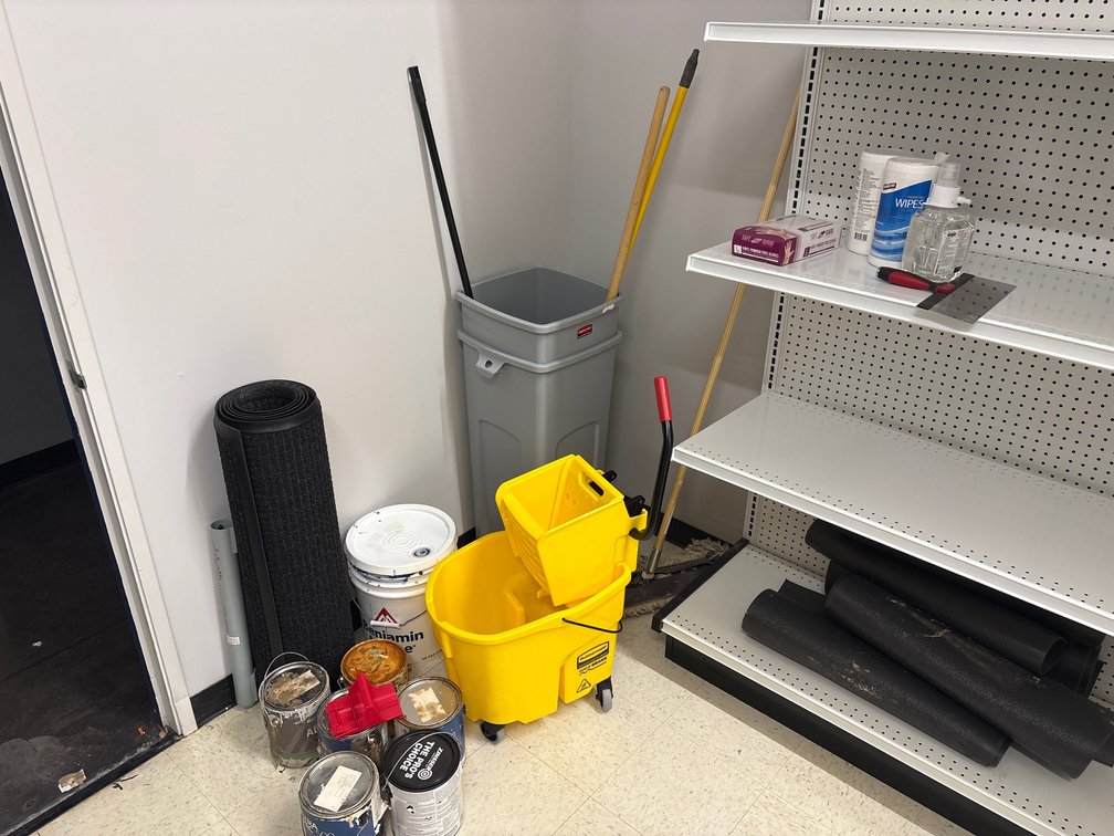 A Group of Janitorial Supplies