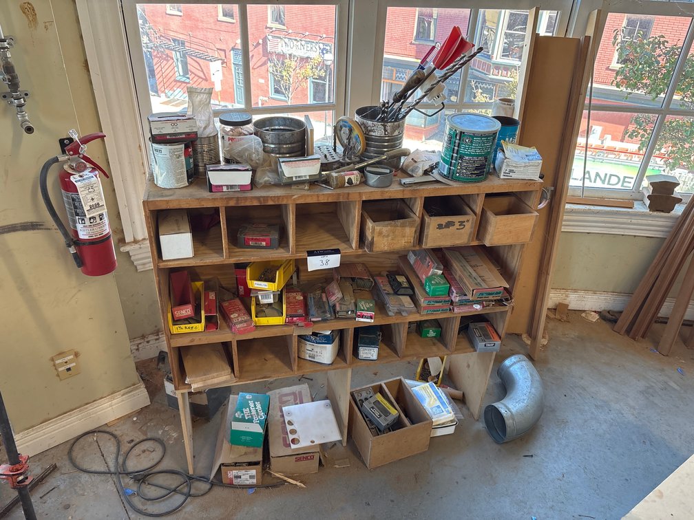 A Group of Ass't Custom Wooden Storage w/ Contents