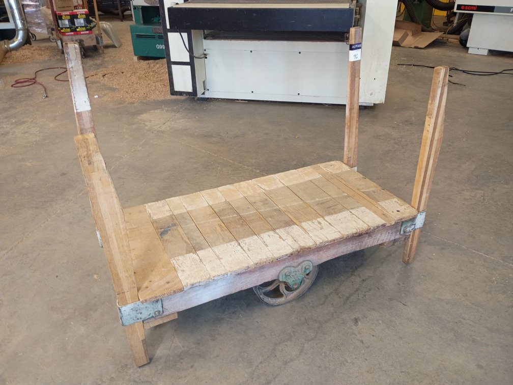 Fairbanks Wooden Material Cart