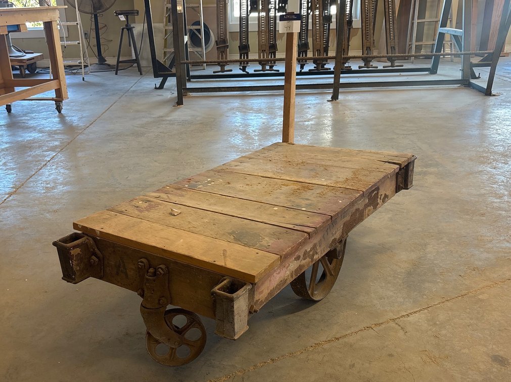 Nutting Wooden Material Cart