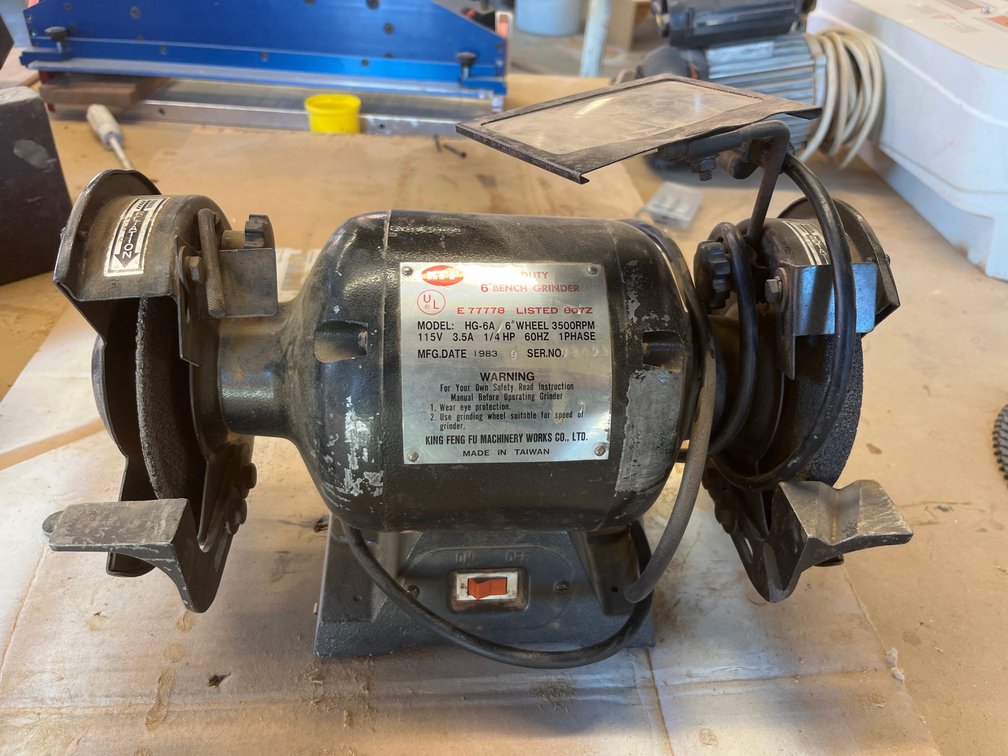 KFF 6" Dual-End Bench Grinder
