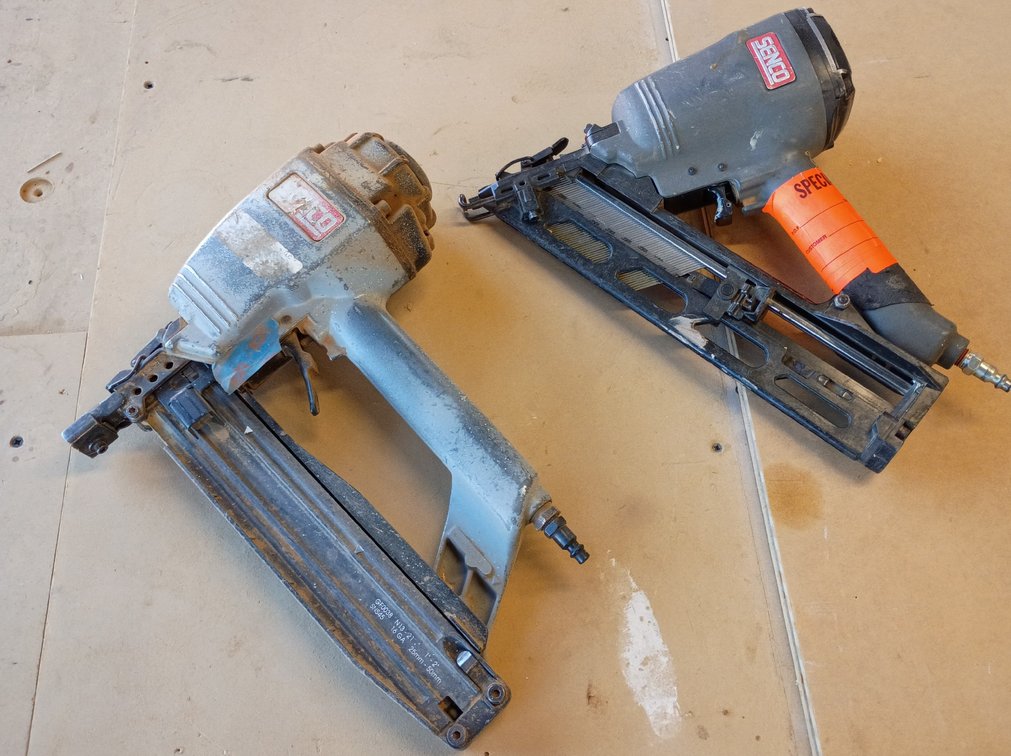 {each} Ass't Senco Pneumatic Fastening Tools