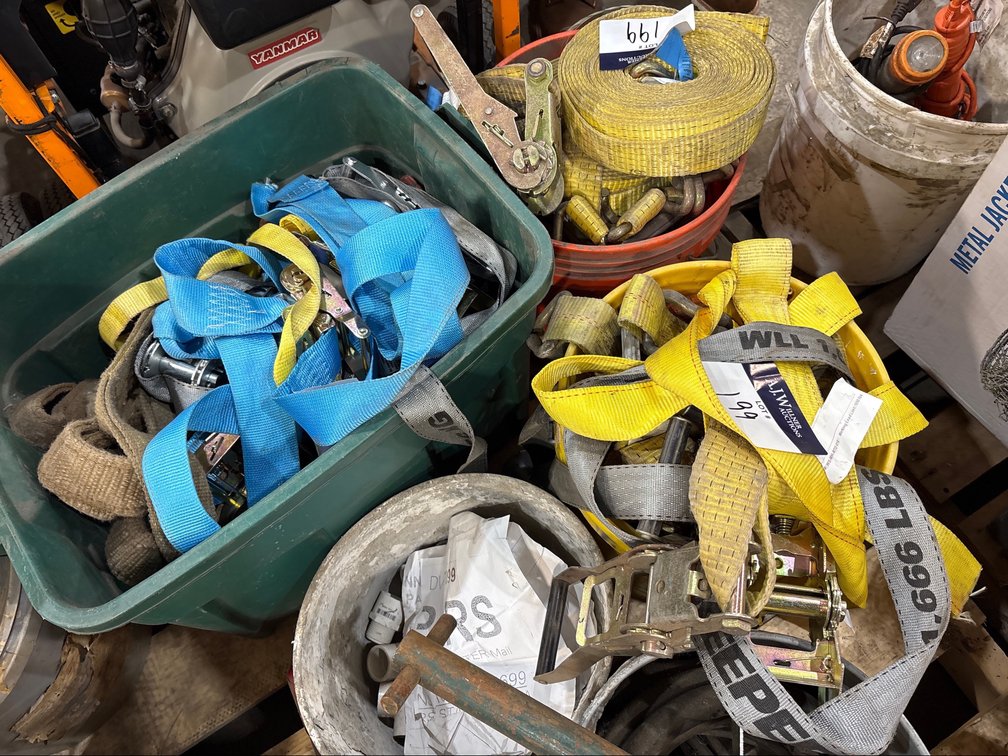 A Group of Ass't HD Ratchet Straps and Slings