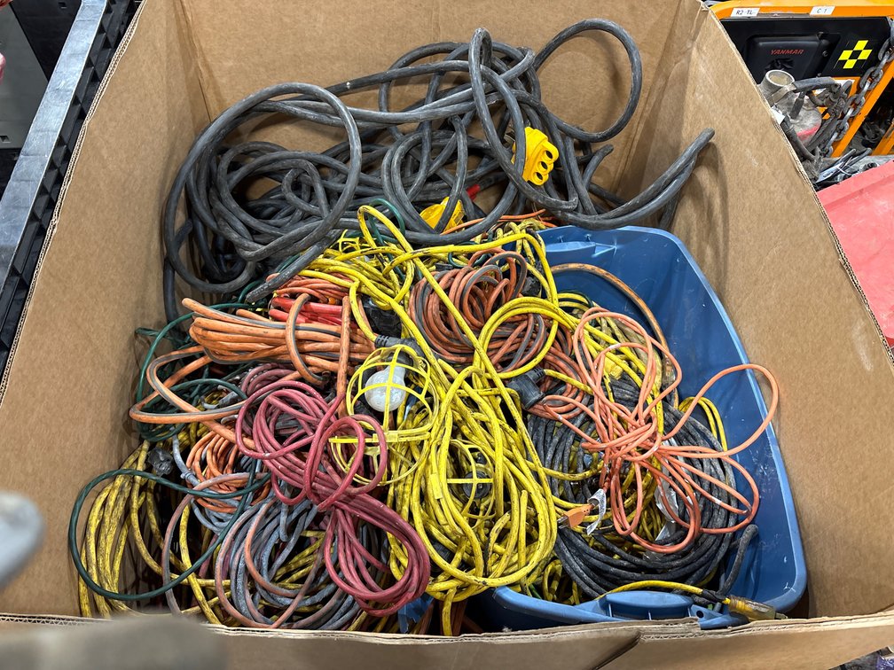 A Group of Ass't Electrical Extension Cords