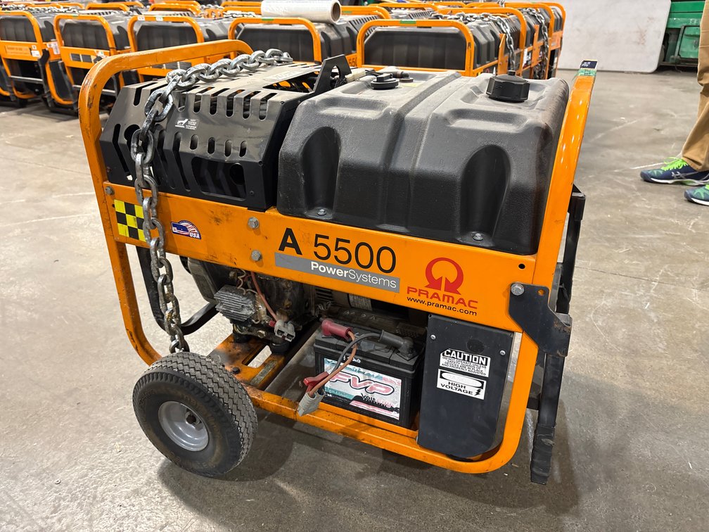 {each} Pramac A5500 Portable 5,500-Watt Diesel Generator