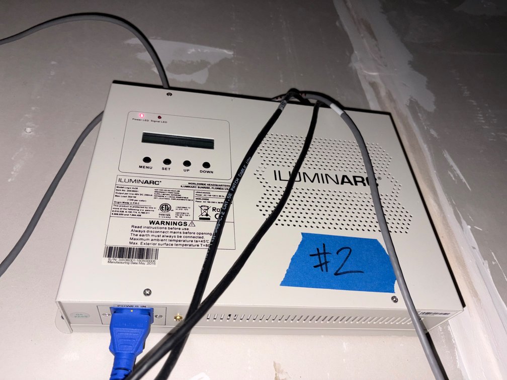 {each} Illuminarc Logic 4x36 Lighting Controllers