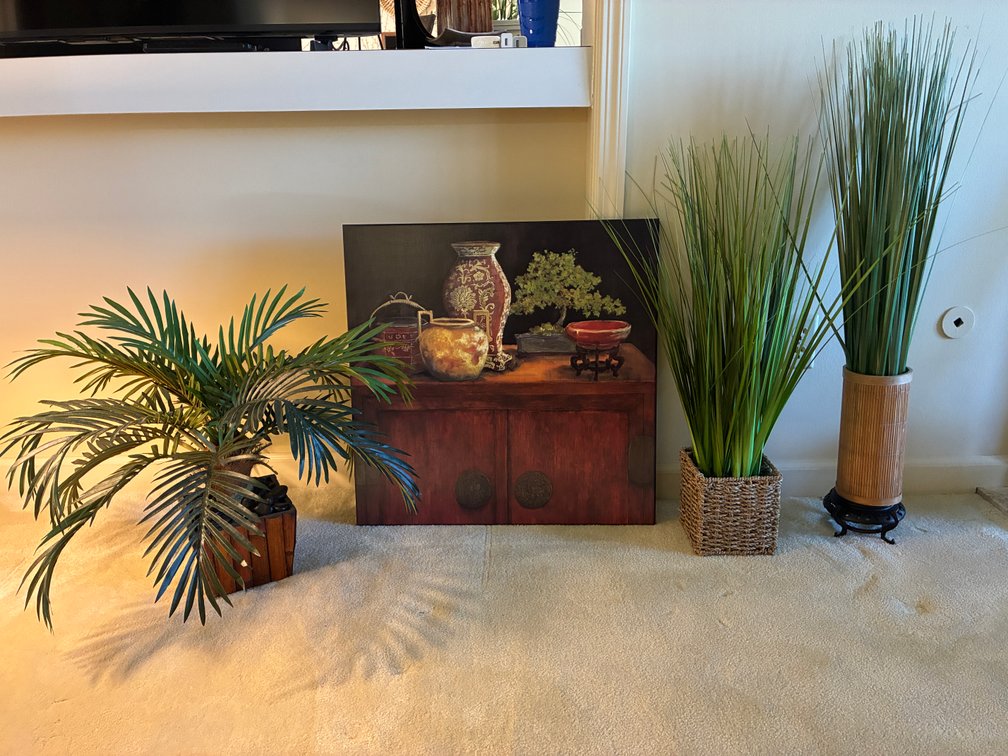 Still Life Picture, Artificial Plants