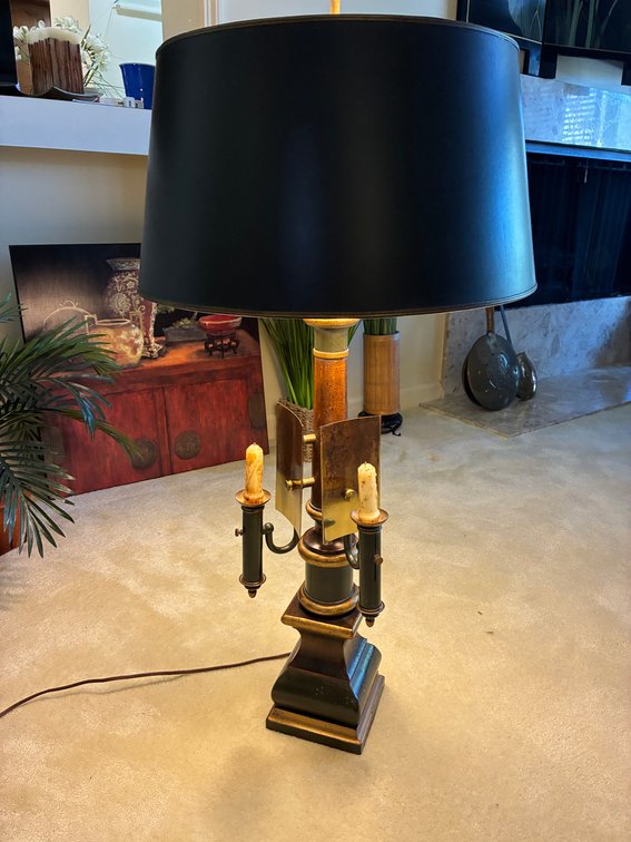 French Bouillotte-Style Table Lamp