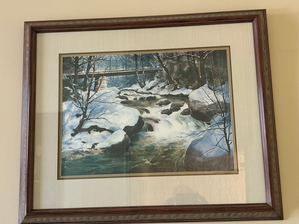 Jim Gray 'Greenbriar Winter' Framed Print
