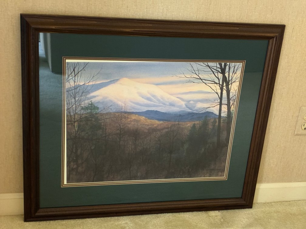 Jim Gray 'Snowy Pinnacle' Framed Print