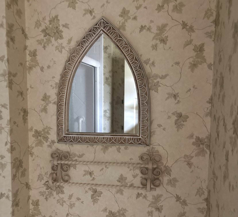 Mirror, Double Towel Bar