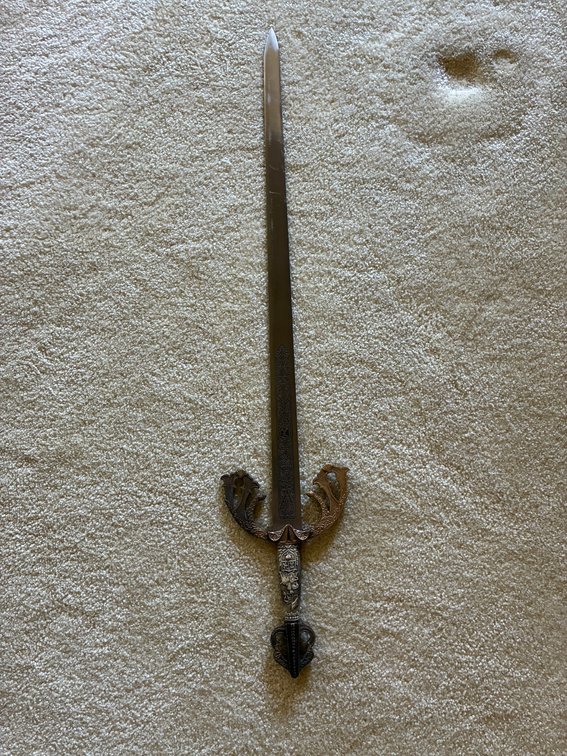 Ornate Decorative Sword