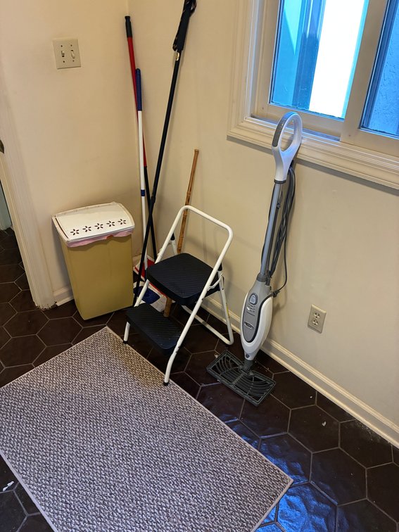 Shark Steam Mop, Entry Rug, Step Stool, Mops