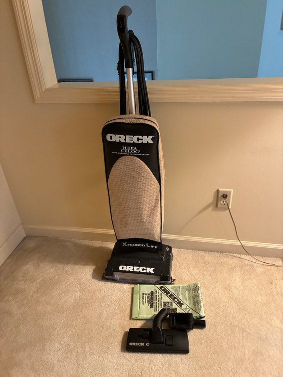 Oreck HEPA CELOC Vacuum, Filters, Attachments