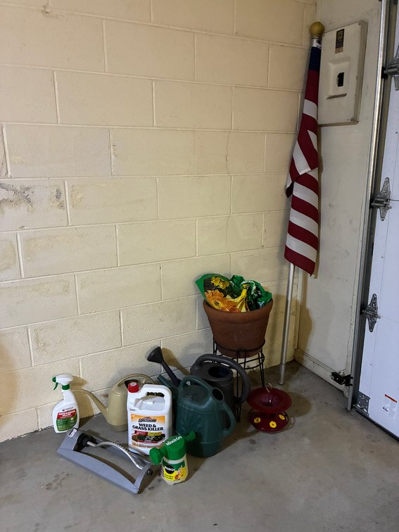 American Flag, Planter, Plant Stand, Watering Cans