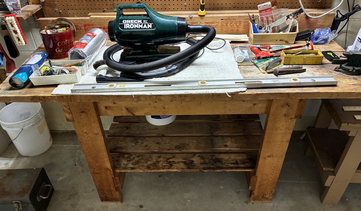 Home Depot Tradesman Work Bench with Contents