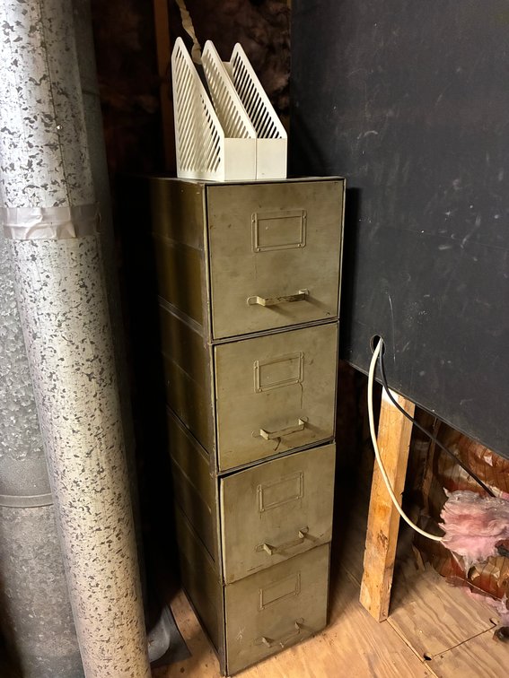 Vintage Metal File Cabinet