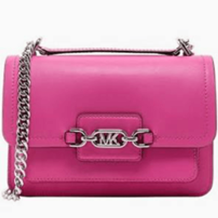 Michael Kors Leather Deep Fuchsia Large Shoulder Bag •Value $358
