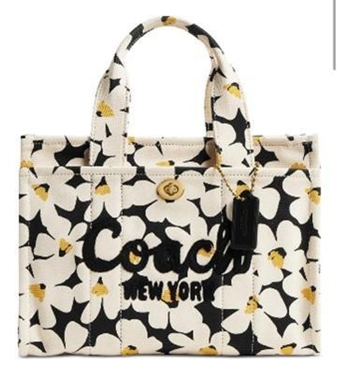 Coach Cargo Floral Print Canvas Tote •Value: $225