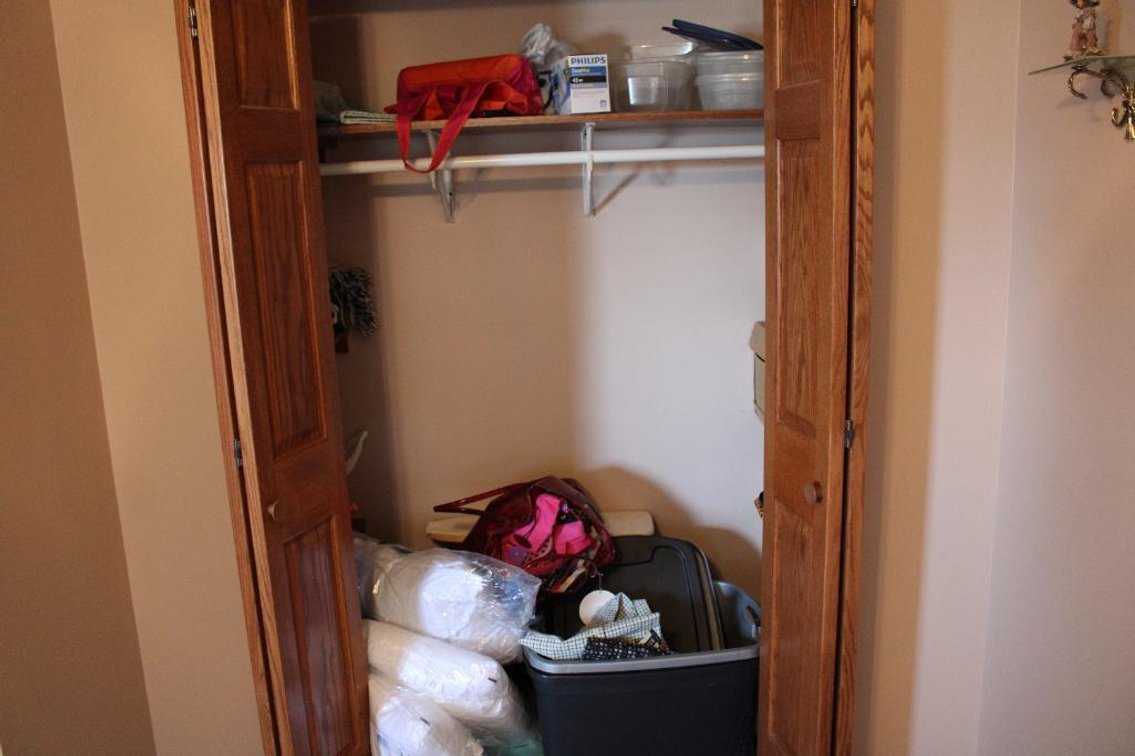 BEDROOM CLOSET CONTENTS