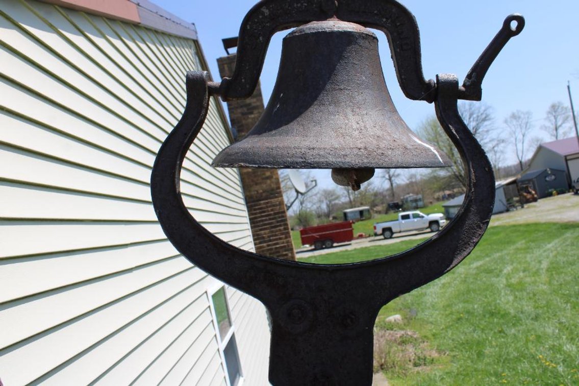 VINTAGE MANNING CAST IRON BELL