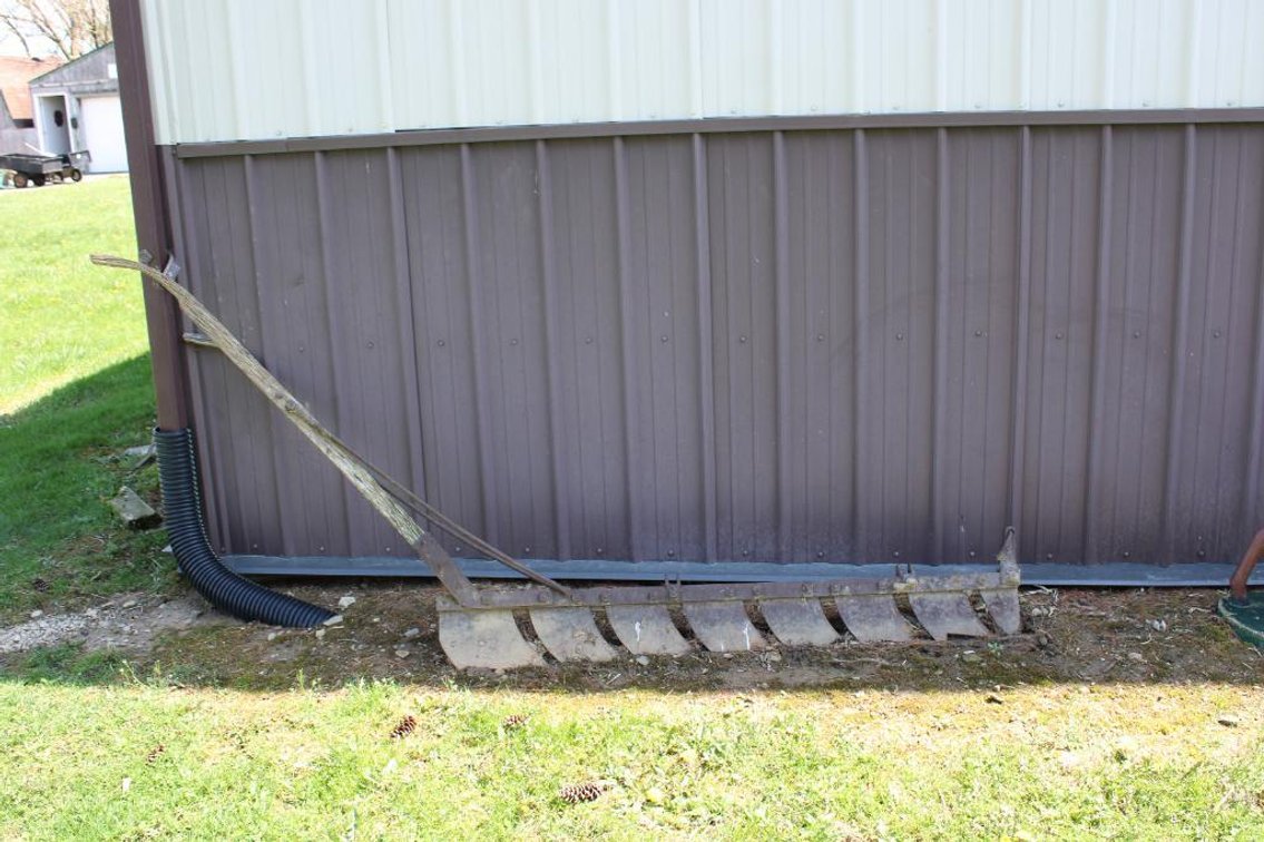 VINTAGE HOTSE DRAWN ICE SAW